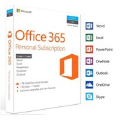 Microsoft Office 365 Personal - 1 User PC/MAC EURO - 1 Year