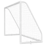 VEVOR Nogometna vrata 3x2 m PVC z mrežo iz PE, tarča, zemeljski kol, stožci