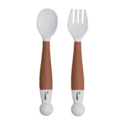 Bo Jungle prilagodljiva žlica z vilicami Terracotta