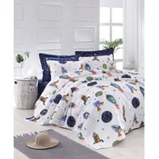 Hanah home Single Prekrivac Spacex, 160x235cm, Teget