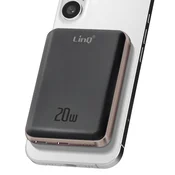 LINQ LinQ, MagSafe baterija za nujne primere 5000 mAh 15W Compact, Črna, (5000017426)