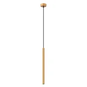 SOLLUX lighting Viseča svetilka, zlata cev z žlebljenim robom, ARCHE 1xG9 8W SL.1339 Sollux Lighting