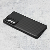 Ovitek moški Defender Carbon za Xiaomi 12 Pro, Teracell, črna