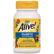 Natures Way – Alive! Diabetični multivitamin, 60 tablet