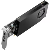 PNY NVIDIA A1000 8GB LowProfile grafična kartica, 8GB GDDR6 128-bitov, PCIe 4.0 x16, 4x Mini DP 1.4, nizek profil (1x nosilec), OEM pakiranje - VCNRTXA1000-SB