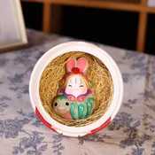 Jitufang Ukrasna figura Zec gospodar, Šarena