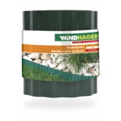 Windhager PVC vrtna obroba, 0,2x9 m, siva (06413)