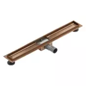 Mexen Flat ohišje za linearni sifon 70 cm, brušeni baker - 1C15070