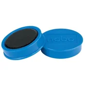 Nobo Plate magnet, premer 38 mm, modra, 10 kos