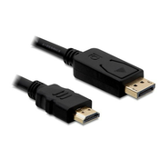 DisplayPort HDMI transformator Crno 2m 82587