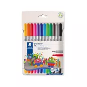 Flomaster školski 12boja obostrani Noris Staedtler 320 C12