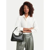 Ročna torba Calvin Klein Foil Logo Small Shoulder Bag LV04F3890G Črna