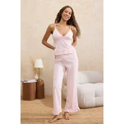 Trendyol Milla ženski set pidžama Thmss26Pt00013, Pink-Multicolor
