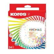 Kores kromas drvene bojice triangular 24/1 7-k93392 ( 38509 )