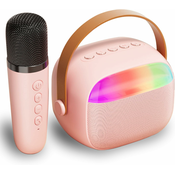 Generic Mini karaoke aparat za otroke in odrasle, prenosni karaoke aparat, bluetooth zvočnik, (21124703)