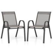 COSTWAY Set vrtnih stolov 2 kosa., (5000007101)