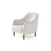 Atelier del Sofa Fotelja Aries, 75 x 85 x 75 cm, Bela