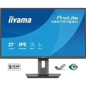 IIYAMA Monitor 27 XB2797QSN-B1 IPS 2560x1440/75Hz/1ms/HDMI/DP/USB-C/pivot