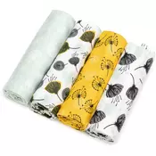 T-Tomi Cloth Diapers Dandelions plenice iz blaga 76x76 cm 4 kos