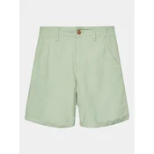 United Colors Of Benetton Kratke hlače iz tkanine 4BE7C901E Zelena Regular Fit