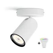 Philips - LED RGBW prigušivo spot svjetlo PONGEE 1xGU10/4,8W/230V bijela + daljinski upravljac