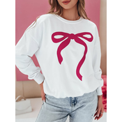 Bluza damska one size oversize SOFTTIE biała Dstreet