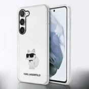 Infostyle Silikonski ovitek Karl Lagerfeld Ikonik Choupette za Samsung Galaxy S23 (KLHCS23SHNCHTCT) Prozorna/TPU silikon