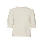 Vero Moda Pulover Doffy 10278313 Écru Regular Fit