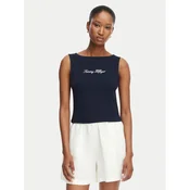 Tommy Hilfiger Top Classic WW0WW50947 Mornarsko modra Regular Fit