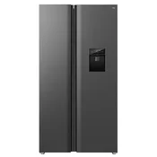 TCL Side by Side frižider RP631SSE1, 631L, Sivi