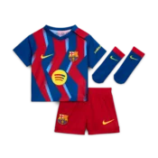 FC Barcelona 2025/26 Stadium Fourth Baby/Toddler Nike Football Replica 3-Piece Kit - Blue - Polyester