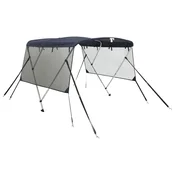 Vidaxl Bimini tenda s 3 loki in stranicami 183x(137-152)x137 cm