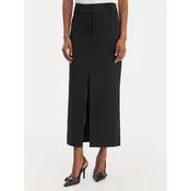Patrizia Pepe Midi krilo 8G0515/A498-K103 Črna Regular Fit