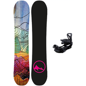 TRANS LTD 152 + Team Pro M Black 2022 Snowboard Set multicolor