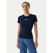 Tommy Jeans Majica ESSENTIAL mornarska/rdeča/bela