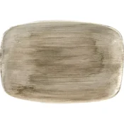 CHURCHILL Stonecast Antique Taupe plitvi krožnik, pravokoten, dolžina: 355 mm (6 kos)
