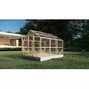 Drveni plastenik CASA M 2.6m x 3m, polykarbonat 4mm