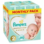 Pampers Pelene Premium Care 2, Monthly, MSB, 240/1