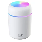 H2O - BIOU Vlažilec zraka in difuzor eteričnih olj, USB, bel, 2 W