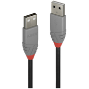 Lindy USB 2.0 kabel tipa A na A, 2 m, Anthra Line, 36693
