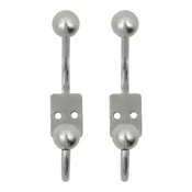 House Doctor komplet kavljev iz železa 13 cm
