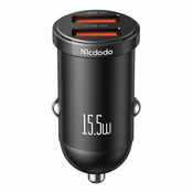 slomart avtomobilski polnilec mcdodo cc-2950, 2x usb, 15,5 W (črn)