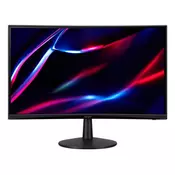 Gejming monitor ACER Nitro ED240QS3 23,6/VA,zakrivljen/1920x1080/180Hz/1ms VRB/HDMIx2,DP/freesync/VESA/crna