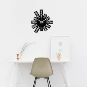 Wallity Zidni sat 48x48cm Crni