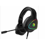 Canyon Gaming Headset Shadder GH-6, RGB osvetlitev, USB + 3,5mm jack, 2m kabel, črna