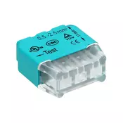 3-žilni izvlečni namestitveni konektor; za žico 0,75-2,5 mm?; IEC 300V/24A; Mehurčkasta folija 1