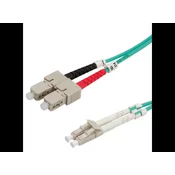 VALUE Fibre Optic Jumper Cable, 50/125µm, LC/SC, OM3, turquoise 5 m optički kabel Tirkizno