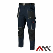 Delovne hlače Classic Stretch Slim modre - 64