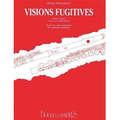 PROKOFIEFF:VISIONS FUGITIVES EIGHT PIECES FLUTE AND piano