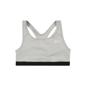 NIKE Sportski top, siva / crna / bijela